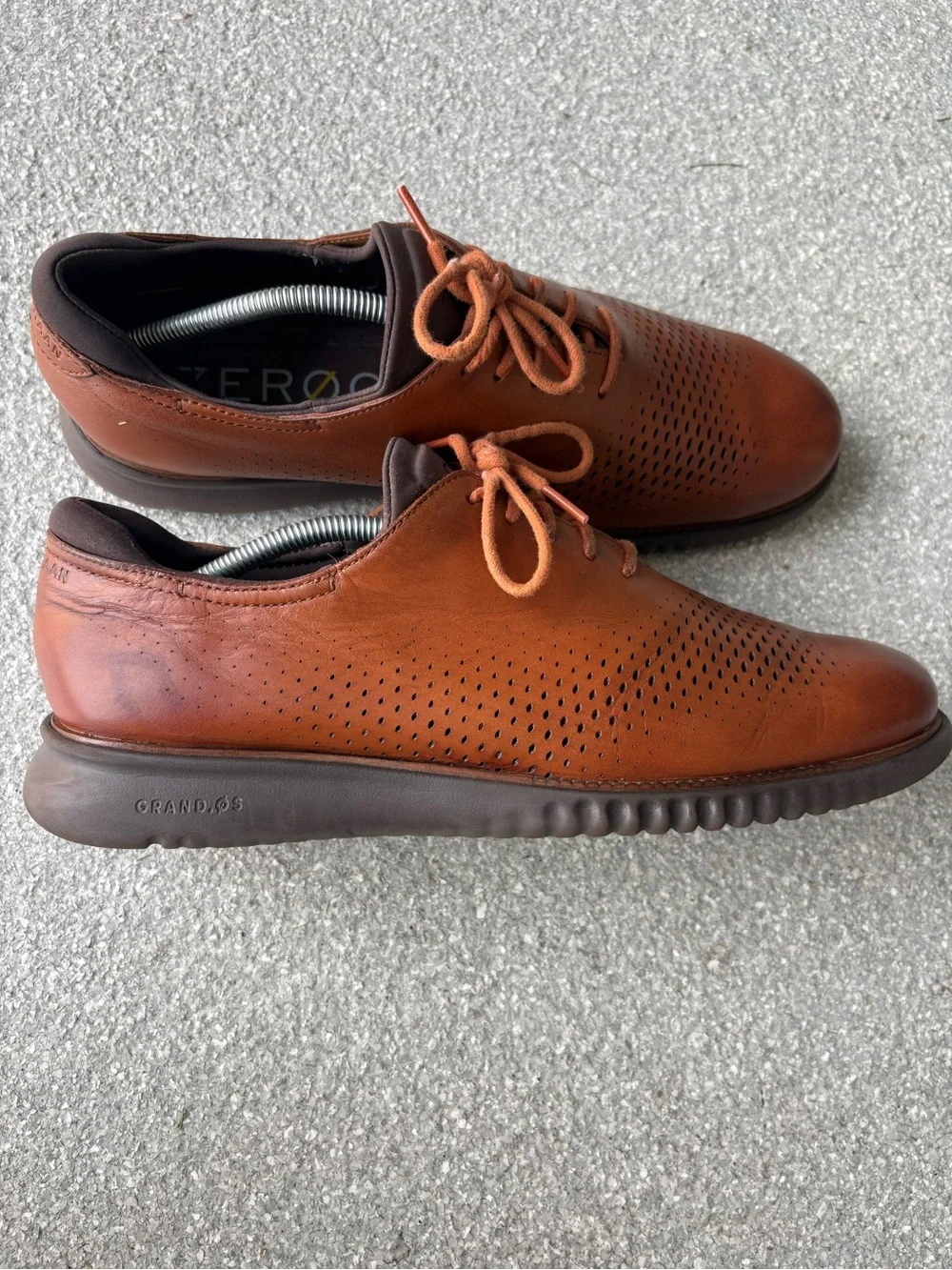 Cole Haan Men's 2.ZERØGRAND Laser Wingtip Oxfords size 11.5